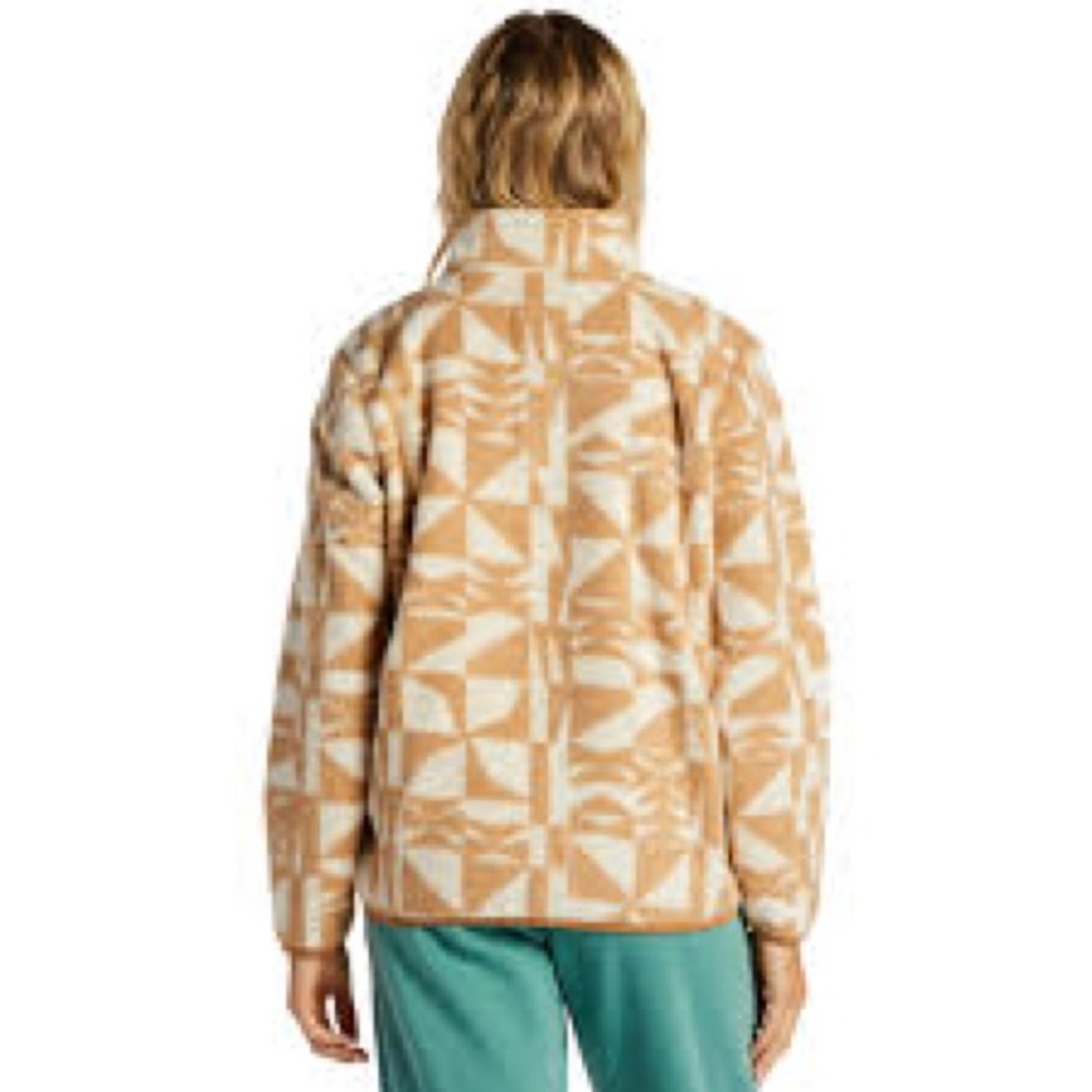 NWT Billabong Women's A/Div Boundary Mock 3 Half-Zip Pullover Sweatshirt Medium - Picture 2 of 6